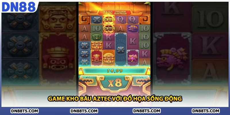 Game kho báu aztec với đồ họa sống động